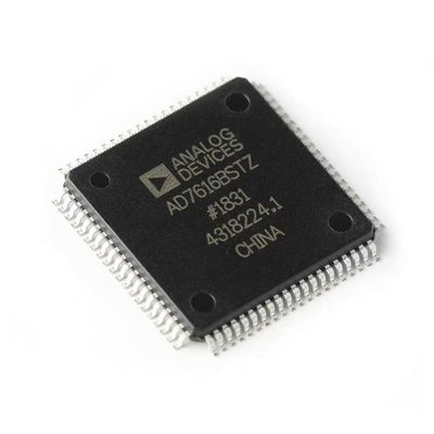 quality AD7616BSTZ-RL LQFP-80 16チャネルDAS 組み込み16ビット同期サンプリングADC factory